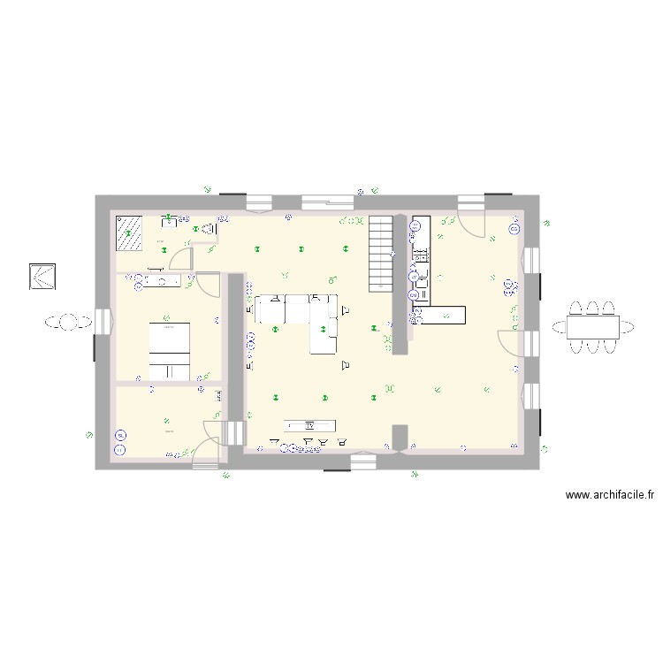 rdc 06 04 2020. Plan de 0 pièce et 0 m2