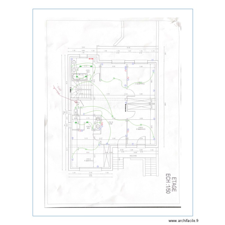 David Etage . Plan de 0 pièce et 0 m2