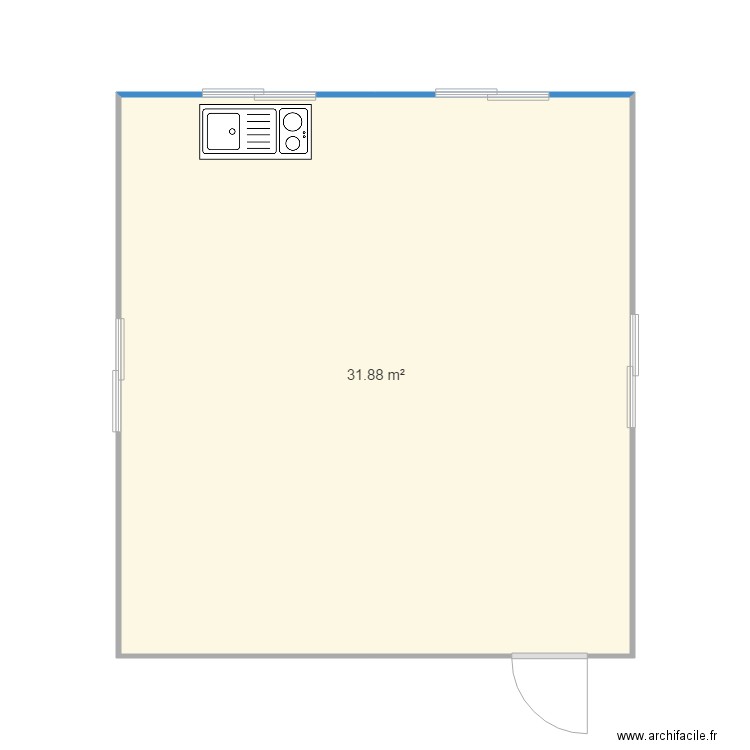 salle double refectoire. Plan de 0 pièce et 0 m2