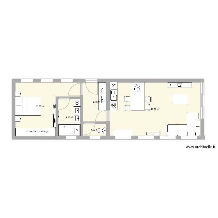 loft t4. Plan de 0 pièce et 0 m2