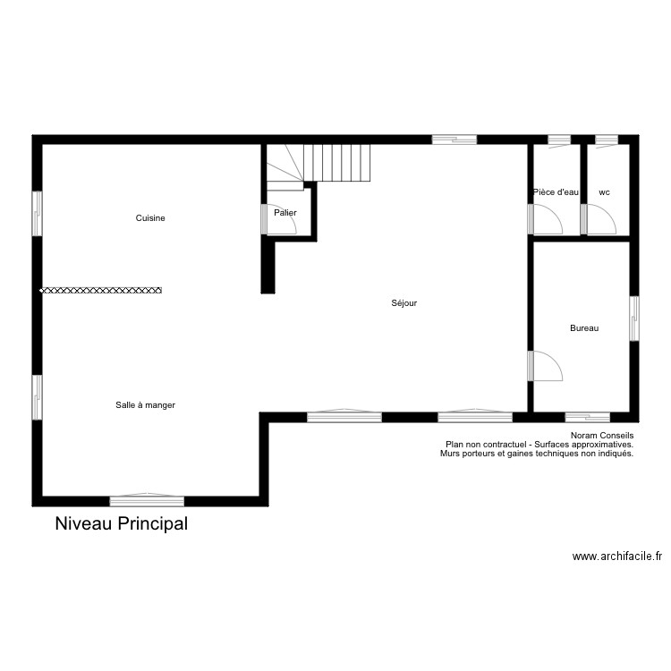 Plan Desmare RDC. Plan de 0 pièce et 0 m2