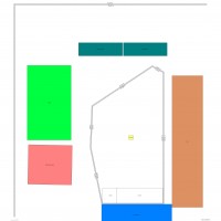 Croquis terrain de pétanque d'Agourai