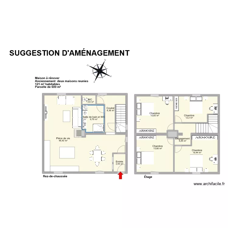 MORETTA suggestion. Plan de 