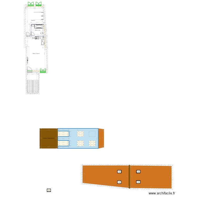 20 pecherie Etage1 et Etage2. Plan de 0 pièce et 0 m2