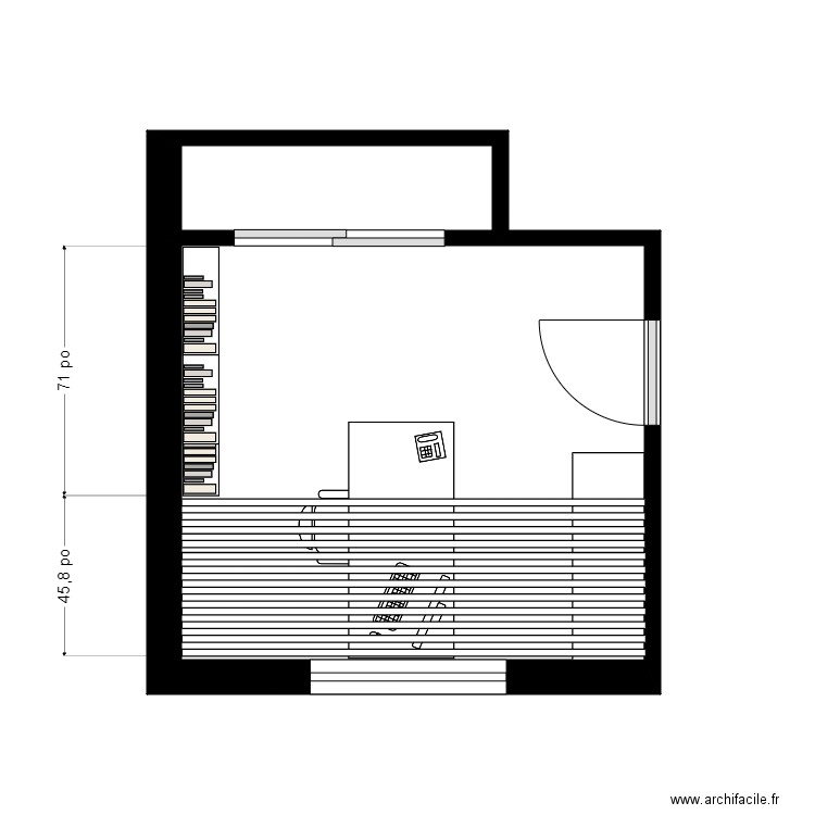 boisclair bureau. Plan de 0 pièce et 0 m2