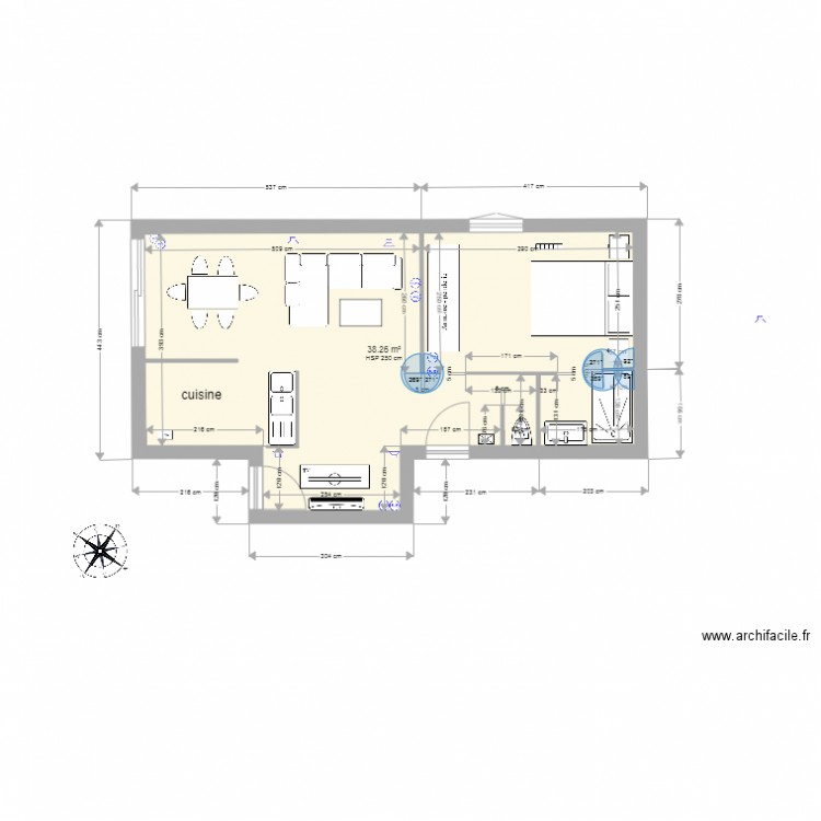 MAURAND CESARI plan electrique . Plan de 0 pièce et 0 m2