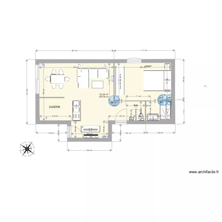 MAURAND CESARI plan electrique . Plan de 