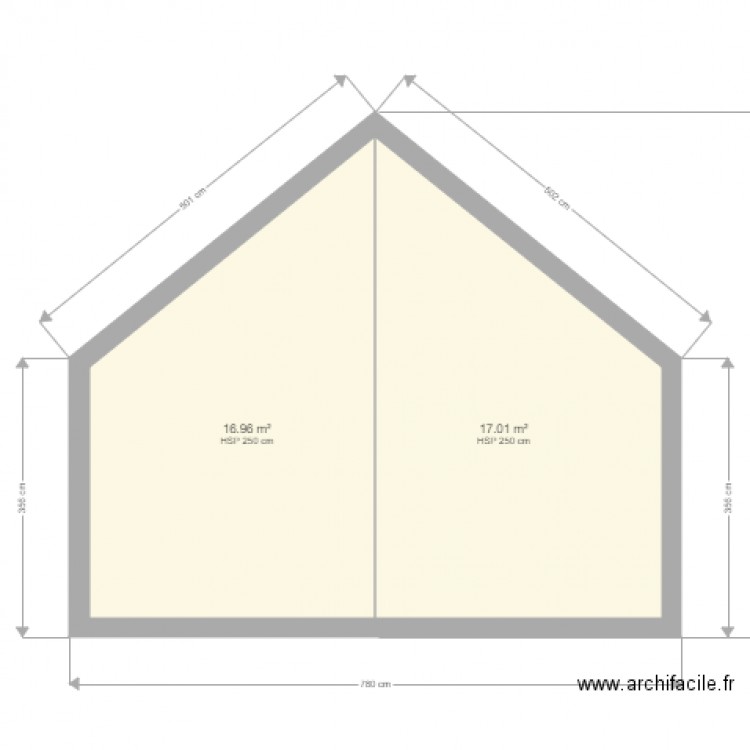 PLAN DU PIGNON. Plan de 0 pièce et 0 m2