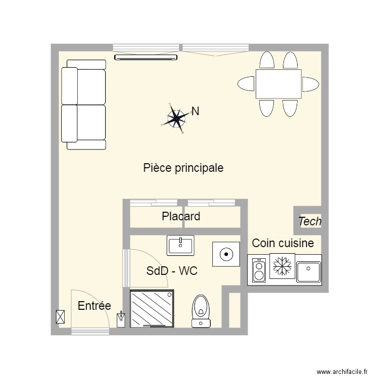 32 S Rodrigues. Plan de 0 pièce et 0 m2