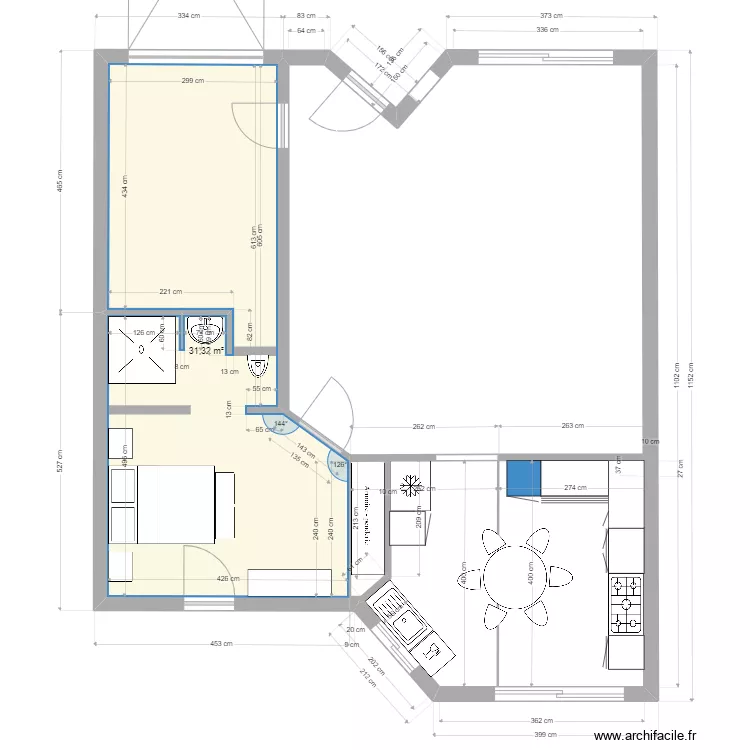 rezdezchchambrepmr. Plan de 