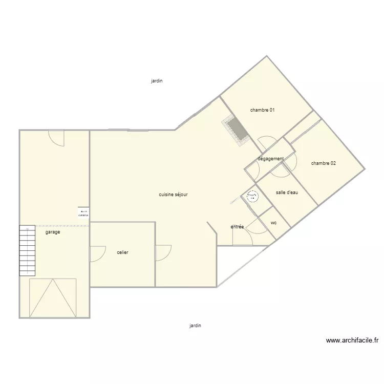chiffoleau  1085 am . Plan de 