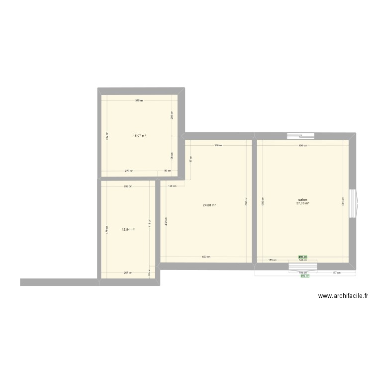 plans précis. Plan de 0 pièce et 0 m2