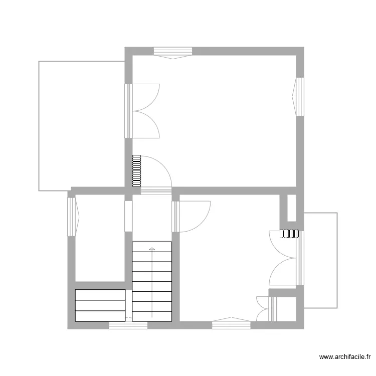 0100 266 001 R002 Ch Louis Boissonnet Etage 1. Plan de 