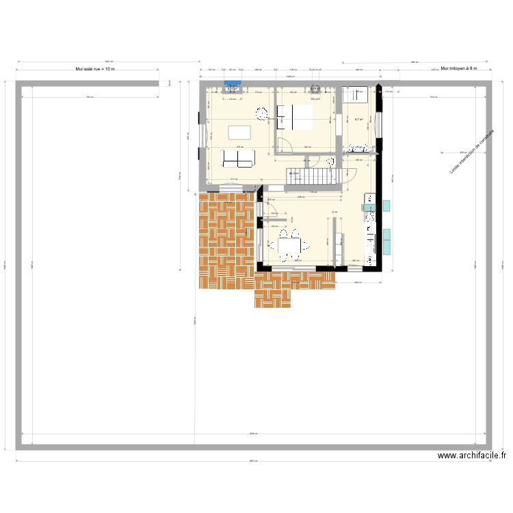 villa Lili plain pied 3 avec sdb. Plan de 0 pièce et 0 m2