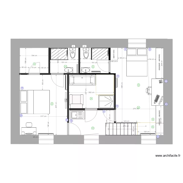 appartement Gournay 202001. Plan de appartement Gournay 202001. Plan de