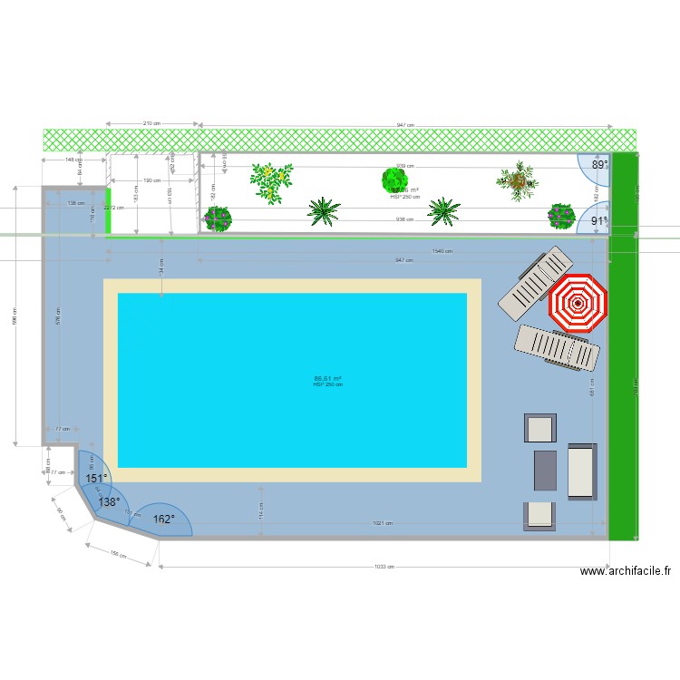 Piscine V2. Plan de 0 pièce et 0 m2