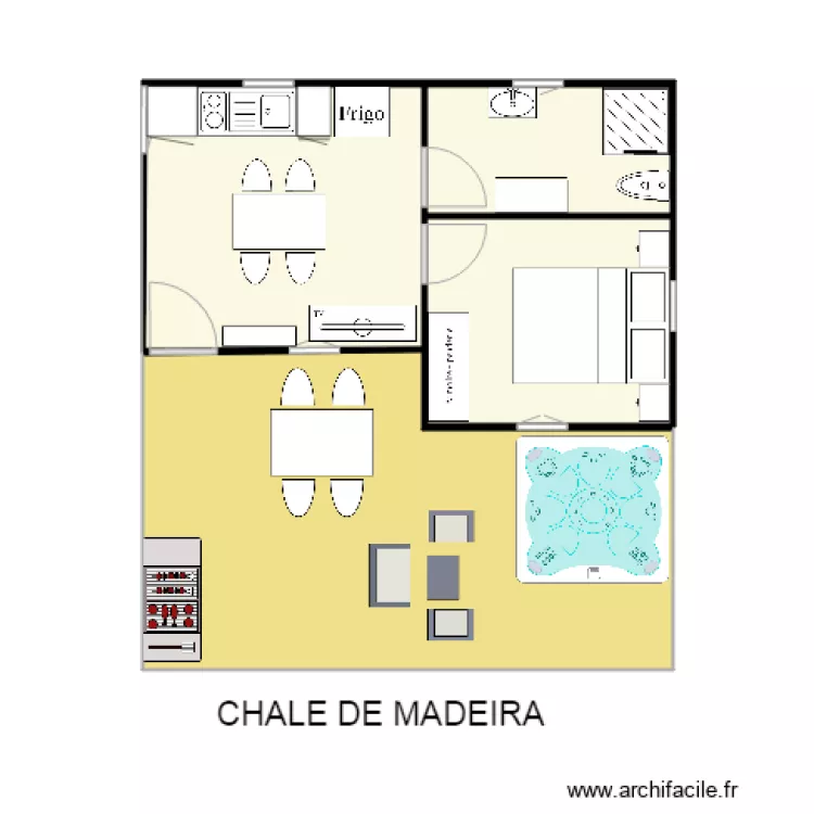 chale 2. Plan de chale 2. Plan de