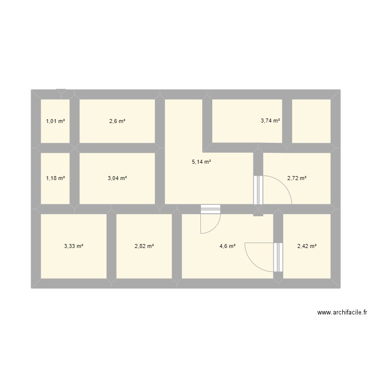 prunele . Plan de 0 pièce et 0 m2