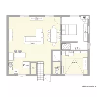 Transformation garage-salon-cuisine