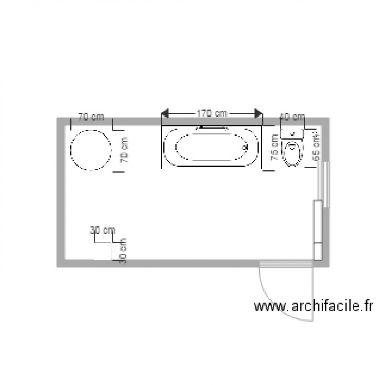 MONJAT AVANT TRAVAUX. Plan de 0 pièce et 0 m2