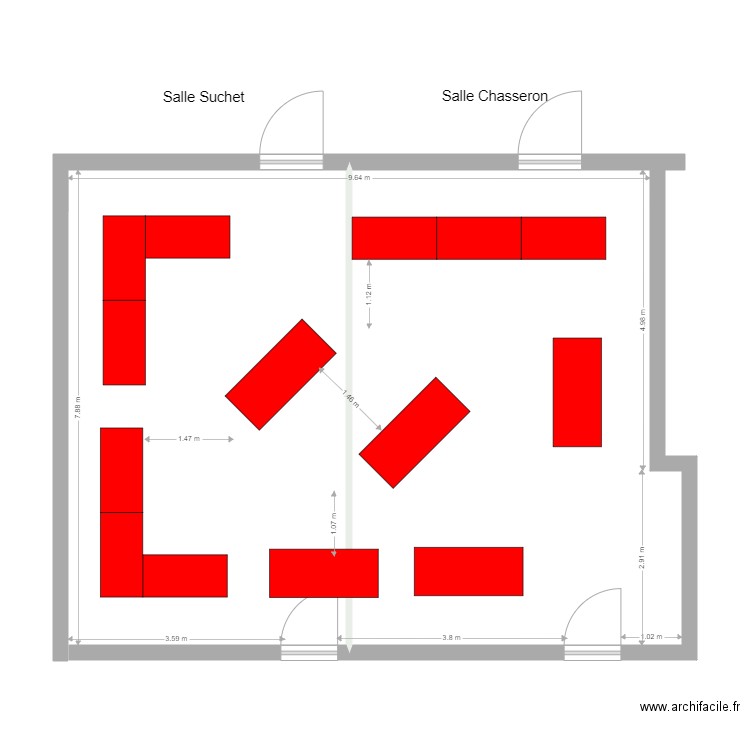 Salle Suchet Chasseron v5. Plan de 0 pièce et 0 m2