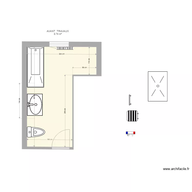 LOMBARDIN. Plan de 