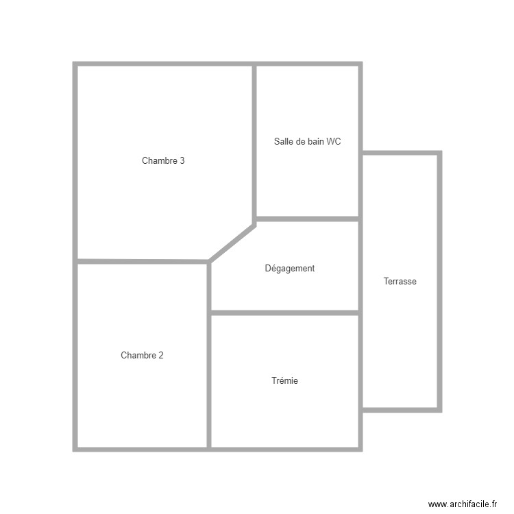 etage abouda. Plan de 0 pièce et 0 m2