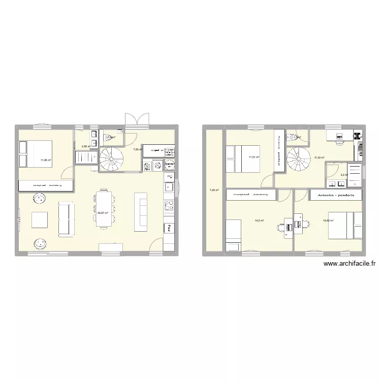 maison lafayette V4. Plan de maison lafayette V4. Plan de
