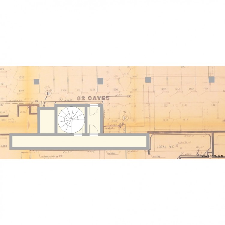 8CF 1er sous sol. Plan de 0 pièce et 0 m2