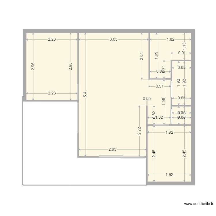 CHALET. Plan de 0 pièce et 0 m2