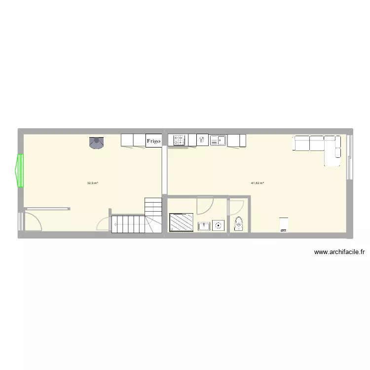 projet suppression de couloir base. Plan de projet suppression de couloir base. Plan de