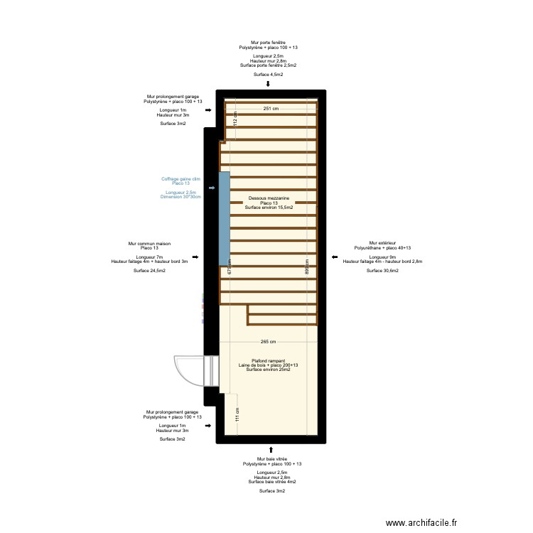 Plans garage V5 Angélique. Plan de 8 pièces et 97 m2