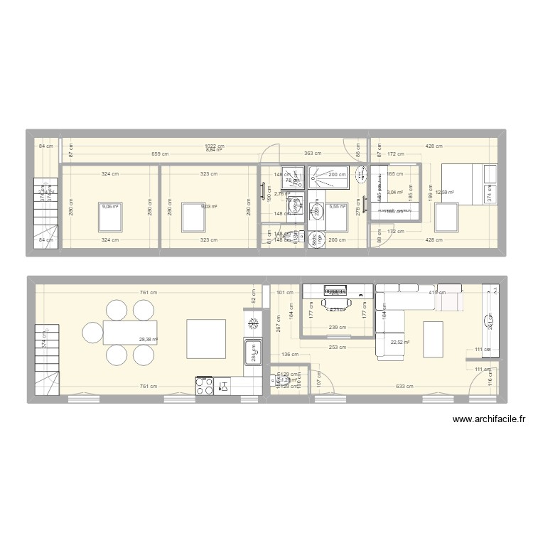 future appart 4. Plan de 0 pièce et 0 m2