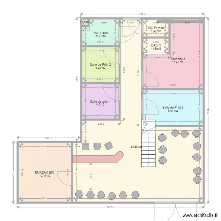 labo  nouveau boissy SS  TREMIT. Plan de 0 pièce et 0 m2