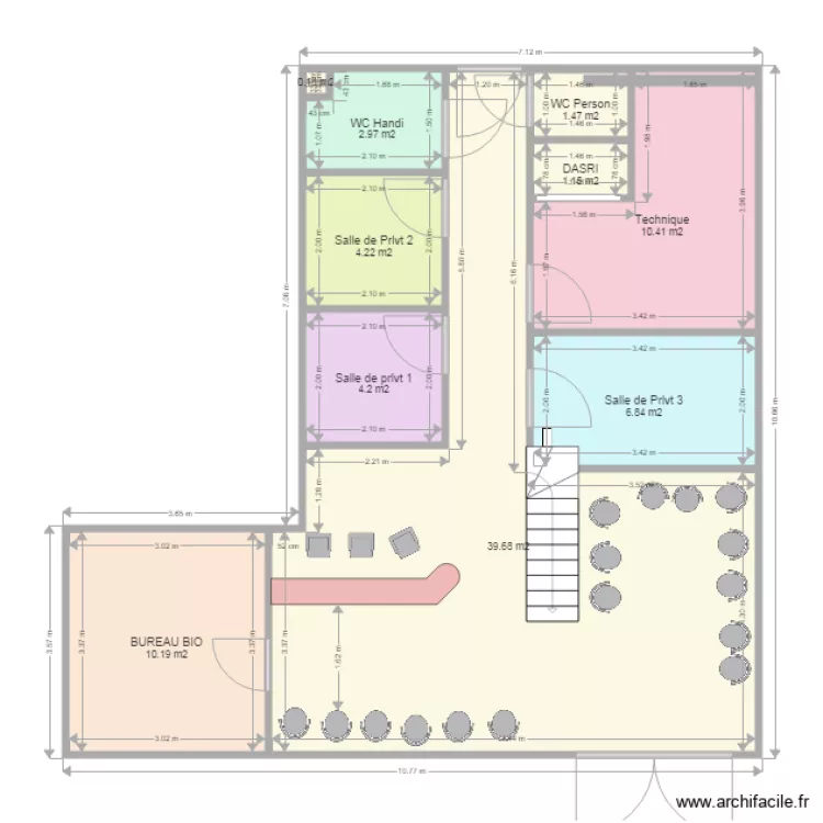 labo nouveau boissy SS TREMIT. Plan de labo nouveau boissy SS TREMIT. Plan de