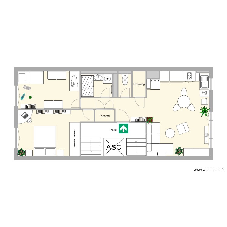 ST MAURICE 3. Plan de 0 pièce et 0 m2