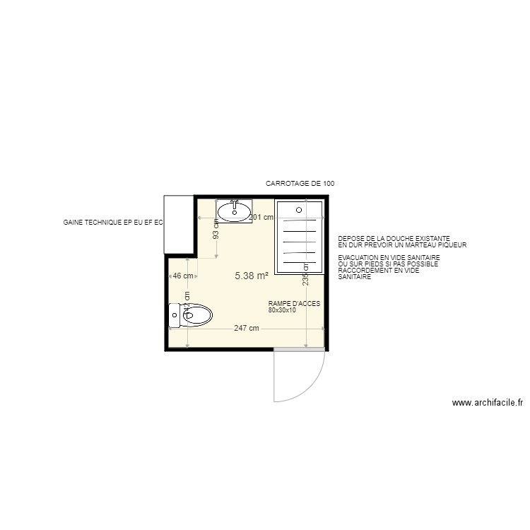 FOYER DUCLOS RDC 9 LOGT . Plan de 0 pièce et 0 m2