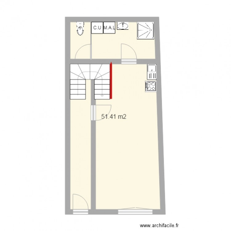 plan rdc marc final. Plan de 0 pièce et 0 m2