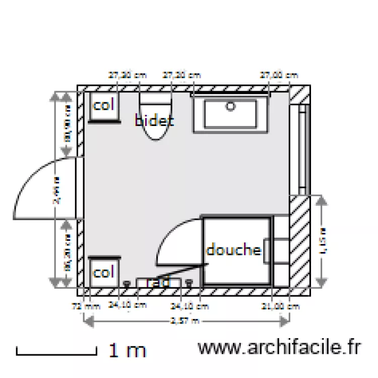sdb celles. Plan de sdb celles. Plan de