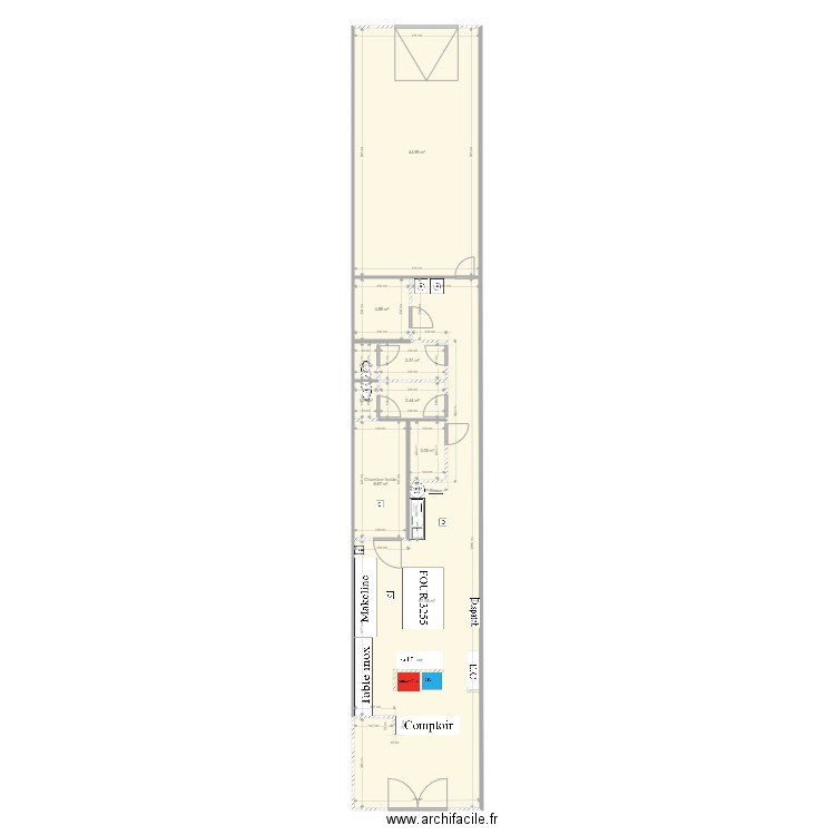 Sainte Pazanne. Plan de 0 pièce et 0 m2