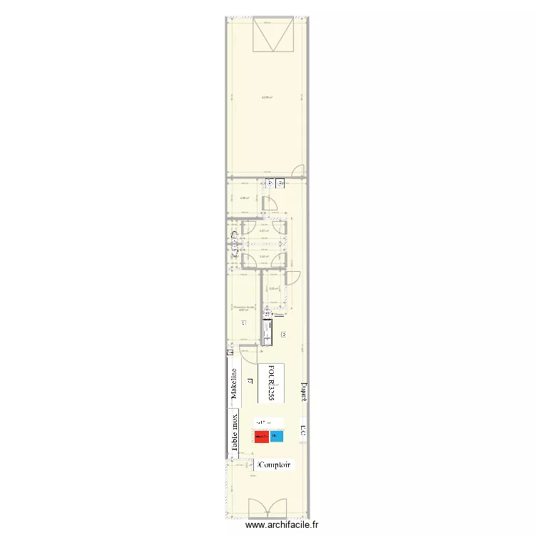 Sainte Pazanne. Plan de 
