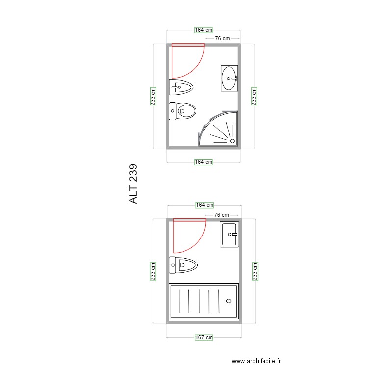 LARA MARTINEZ. Plan de 1 pièce et 3 m2