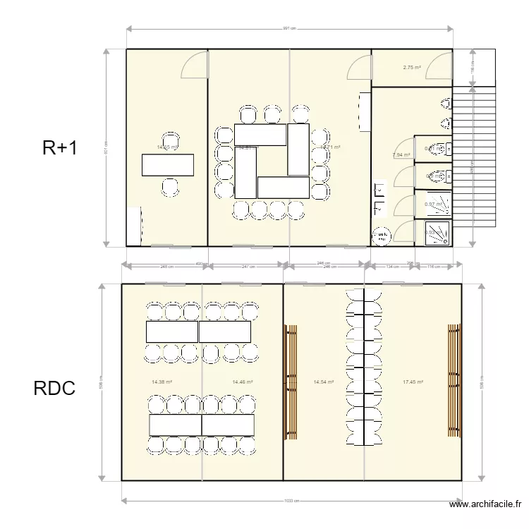 SOFKAN  GEX. Plan de 