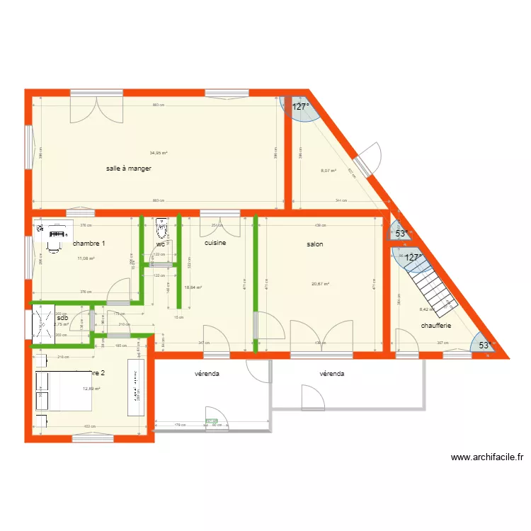 maison de clussais la pommeraie1. Plan de maison de clussais la pommeraie1. Plan de
