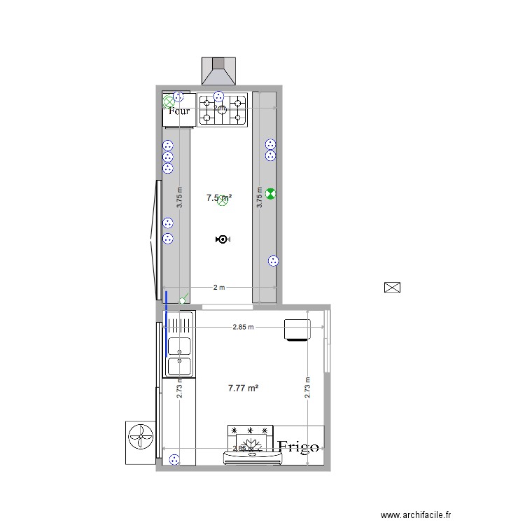 Labo Traiteur. Plan de 0 pièce et 0 m2