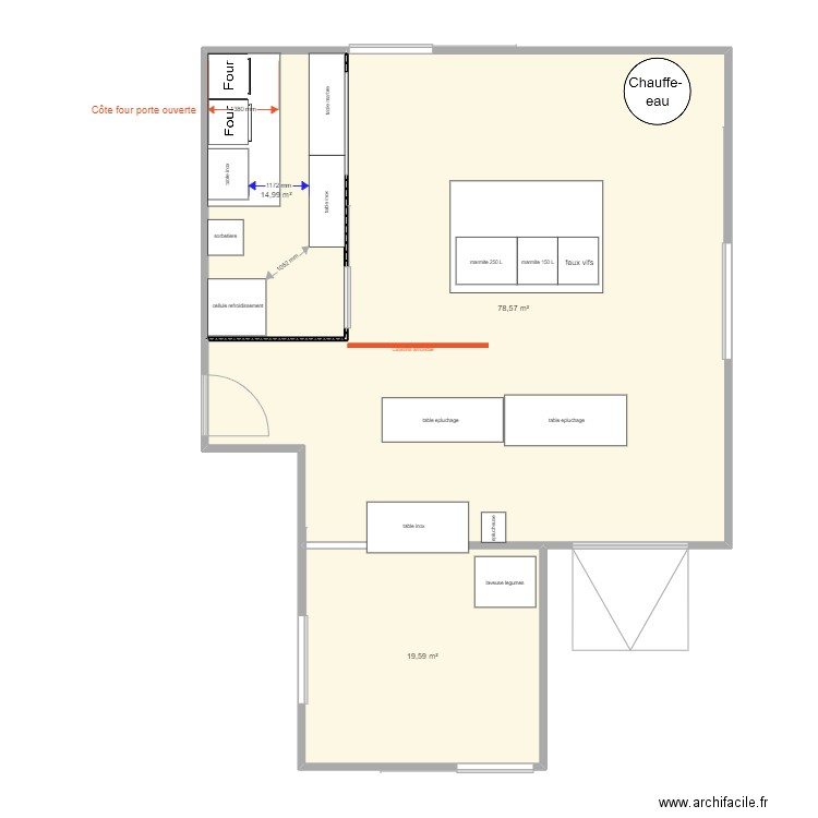 GAEC VERS LES CHAMPS. Plan de 0 pièce et 0 m2