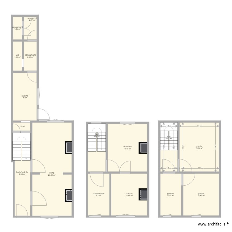 maison tante jeanne plan 2021. Plan de 0 pièce et 0 m2