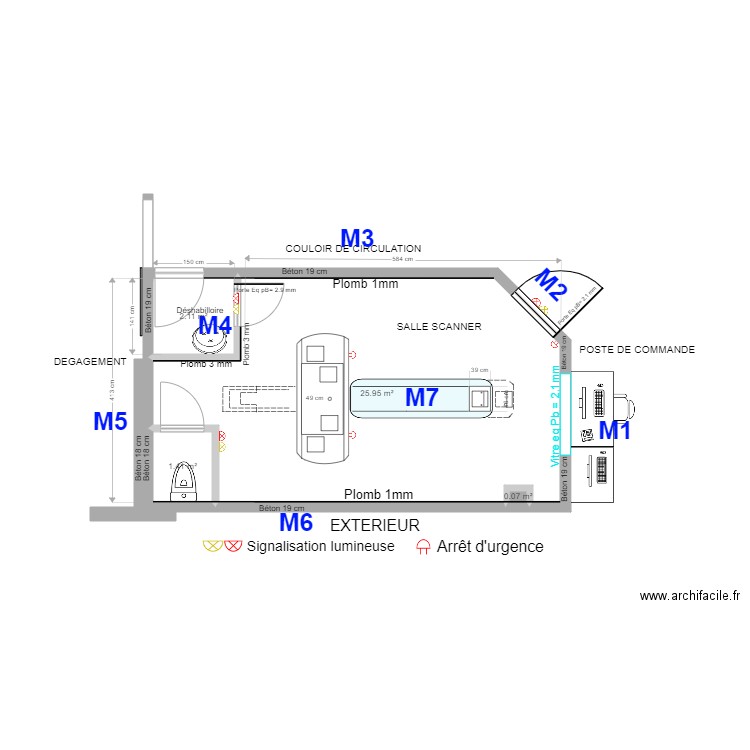 PLAN IMPLANTATION SCANNER. Plan de 0 pièce et 0 m2