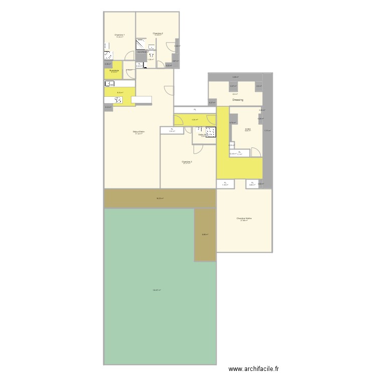 Plan Reve D or Cloisons et Faux Plafonds. Plan de 0 pièce et 0 m2