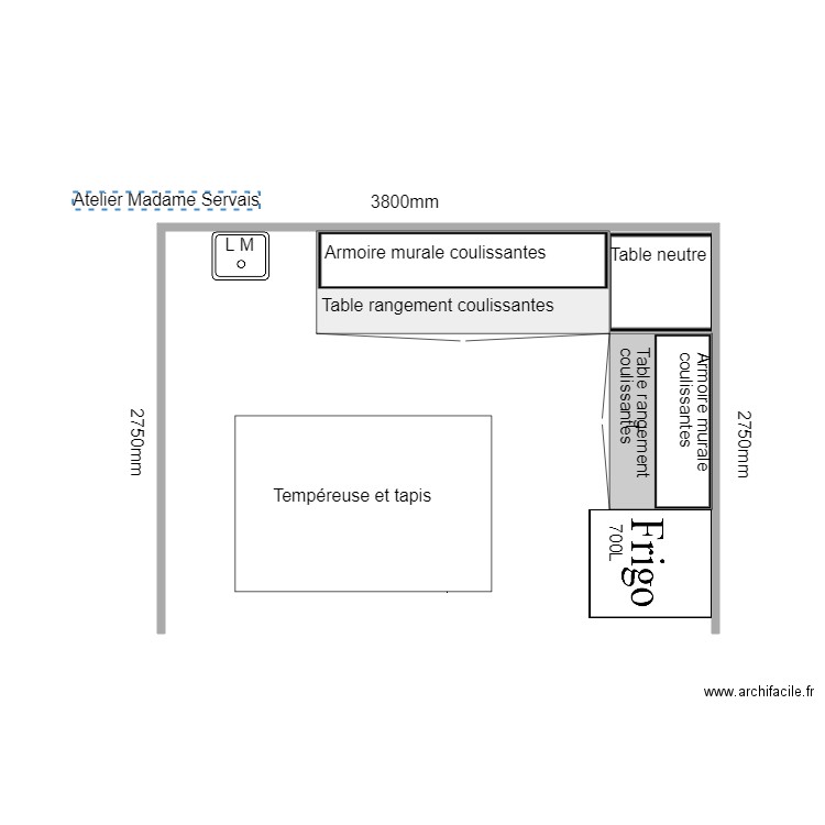 Atelier BRA. Plan de 0 pièce et 0 m2